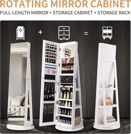 full-length-mirror-jewelry-armoire-with-led-lights-lockable-mirror-with-jewelry-storage-360-swivel-mirror-jewelry-cabinet-standing-womengirls-gift-big-3